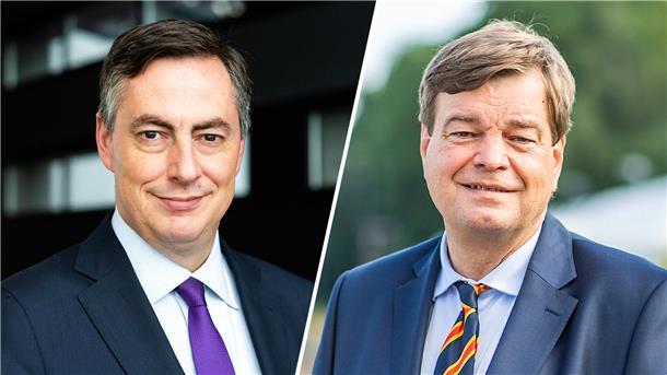 David McAllister (CDU, Fraktion EVP, linkes Bild) und Enak Ferlemann (CDU) dürften in Berlin im Gespräch sein.