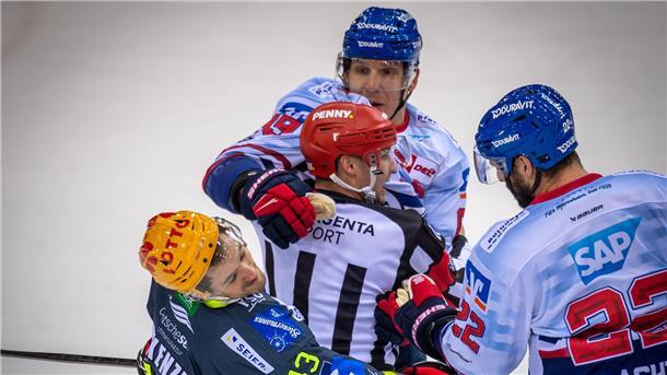 Alles für den Aufstieg: Die Kassel Huskies angeln sich Raubein David Wolf David Wolf (Mitte) ist dafür bekannt, dass er auch gern mal austeilt: In dieser Szene erwischte es Ex-Pinguin Skyler McKenzie im Duell der Bremerhavener mit Mannheim.