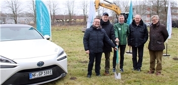 Baustart für Bremerhavens erste Wasserstofftankstelle