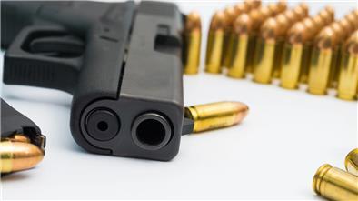 Der Angeklagte wollte offenbar eine Pistole 9 Millimeter stehlen. 
