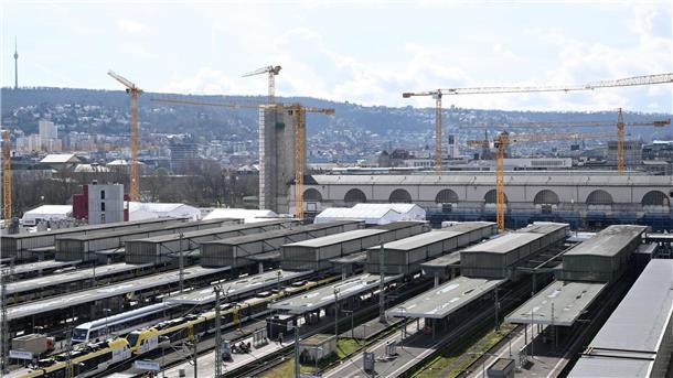 Der Bahnhof des milliardenschweren Bahnprojekts Stuttgart 21, bei dem der Stuttgarter Hauptbahnhof unter die Erde verlegt werden soll.