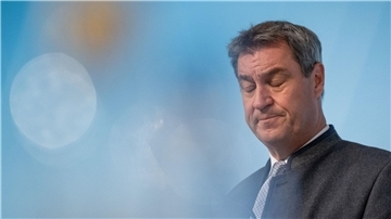 Der bayerische Regierungschef Markus Söder gibt nach dem Sonder-Koalitionsausschuss ein Statement zum Fall des stellvertretenden Ministerpräsidenten Aiwanger ab.