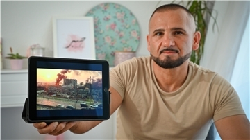 Der Bremerhavener Boxer Mohammed Zaher beobachtet als gebürtige Libanese die Nachrichten in Beirut genau. Er hat Familie in der Stadt (Screenshot Spiegel Online).