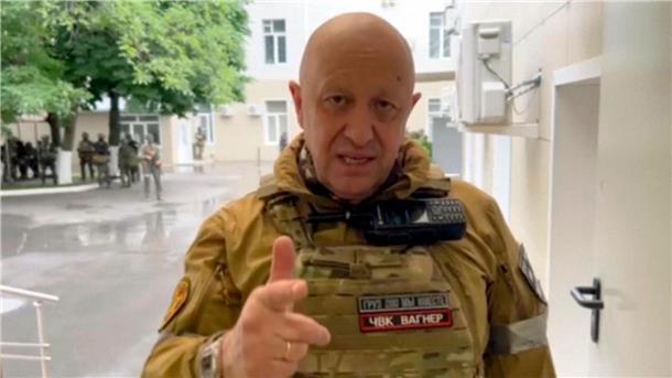 Der Chef der Söldnertruppe Wagner, Jewgeni Prigoschin, äußerte sich während des Vormarschs seiner Truppen auf Moskau per Video.