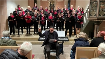 Der Chor Via Nova begeisterte das Publikum in der St.-Viti-Kirche
