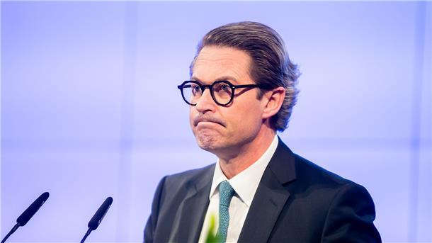 Scheuer und Baumüller-Söder sagen in Masken-Ausschuss aus Der damalige Bundesminister für Verkehr und digitale Infrastruktur Andreas Scheuer (CSU) bei einer Veranstaltung in Berlin.