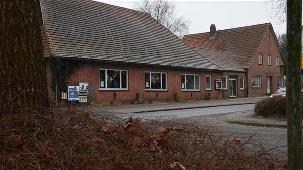 Der ehemalige Dorftreff im Rhader Ortskern.