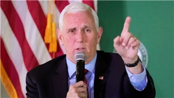 Der ehemalige US-Vizepräsident Mike Pence hatte sich auch für die Präsidentschaftskandidatur beworben.