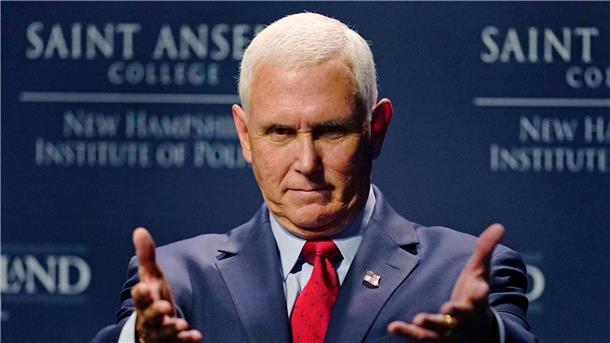 US-Wahl: Wer sind die möglichen Bewerber für 2024? Der ehemalige US-Vizepräsident Mike Pence von den Republikanern.
