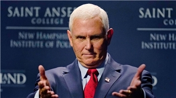 Der ehemalige US-Vizepräsident Mike Pence von den Republikanern.