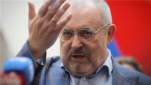 Der einzige Präsidentschaftsbewerber, der offen gegen den Angriffskrieg gegen die Ukraine auftritt: Boris Nadeschdin.