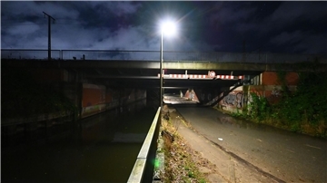Der Ernst-August-Kanal in Hamburg.
