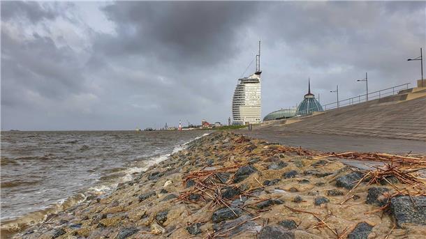 Der erste Sturm des Jahres ist auf Bremerhaven und die Region zugebraust. Am Mittwoch, als dieses Foto entstand, war die Lage weitgehend ruhig.