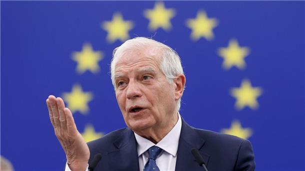 Iran-Sanktionen der EU treffen Kultur- und Bildungsminister Der EU-Außenbeauftragte Josep Borrell trifft sich in Brüssel mit den EU-Außenministern.
