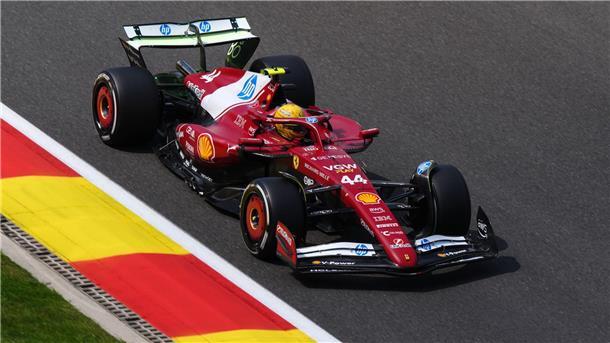 Der Ferrari funktioniert noch nicht so, wie Hamilton das will.