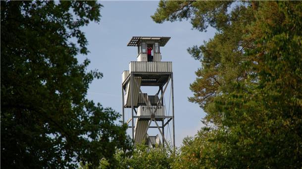 Der Feuerwachturm Galgenberg am nördlichen Rand des Ruhrgebiets ist Teil eines Verbundes. 