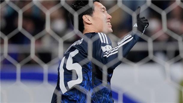 Der frühere Bundesliga-Profi Daichi Kamada erzielte das erste japanische Tor.