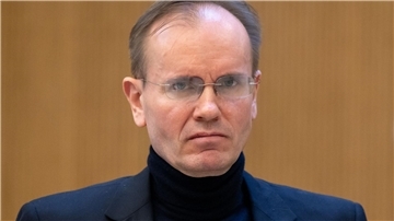 Der frühere Wirecard-Vorstandschef Markus Braun im Gerichtssaal in München.