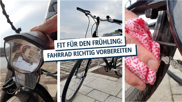 Der Frühling ist da und die Lust auf die erste Fahrradtour des Jahres steigt. Ein kleiner Check in acht Schritten macht das Rad wieder fit.
