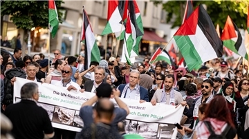 Der Gedenktag Nakba am 15. Mai erinnert an die Flucht und Vertreibung hunderttausender Palästinenser im ersten Nahostkrieg 1948 nach der Staatsgründung Israels.