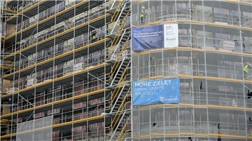 Umsatzverluste am Bau - Aufträge erholen sich Der Hochbau hat sich im August erholt. Die Unternehmen sammelten mehr Aufträge ein.
