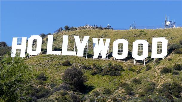 Der „Hollywood“-Schriftzug auf Mount Lee in Los Angeles.