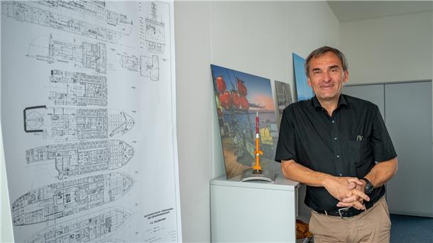 Der Ingenieur Detlef Wilde kommt von Airbus an das AWI.
