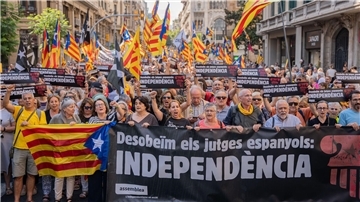 Der Katalonien-Konflikt schwelt in Spanien seit langem. (Archivbild)