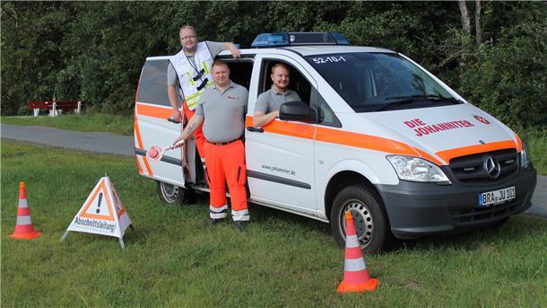 Der Kommandowagen der Nordenhamer Johanniter ist nach Wittmund gegangen.