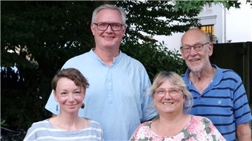 Der Kreisvorstand der Wesermarsch-Grünen (von links): Karin Janwlecke, Tim Warnken, Kirsten Günther und  Jürgen Janssen.