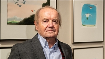 Der Künstler Hans Traxler wird am 21. Mai 95.