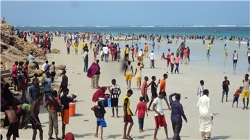 Der Lido Beach in Mogadischu (Archivbild)