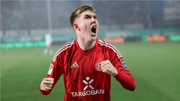 Düsseldorf zeigt in Fürth wieder Last-Minute-Qualität Der Matchwinner der Fortuna: Isak Johannesson.