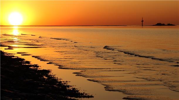 Der Nationalpark Wattenmeer erstreckt sich bis an die Grenzen Nordenhams.