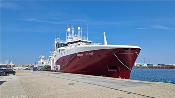 Fischtrawler „Berlin NC 107“ in Cuxhaven