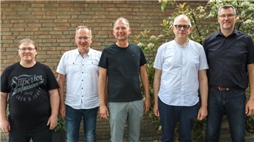 Der neue Vorstand der Bäcker-Innung des Kreises Rotenburg: Rainer Knorr (von links), Cord Blanck, Carsten Fricke, Ole Petscheleit und Gerald Gilbert.