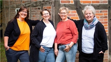 Der neue Vorstand des Fördervereins der Samtgemeindebücherei Selsingen (von links): Petra Jabs, Iris Köster, Angelika Jochem und Anke Koy.