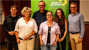 Der neue Vorstand des Grünen-Kreisverbands