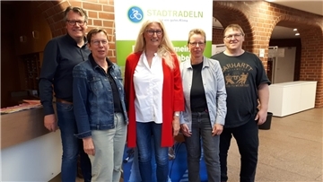 Der neue Vorstand (von links): Stefan Viebrock, Christiane Kaiser, Alinda van de Vooren-Tarlau, Claudia Oerding, Rainer Knorr (es fehlt Ralph Paulsen).