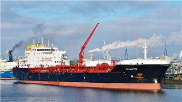 Der Öl- und Chemikalientanker „CB Baltic“.