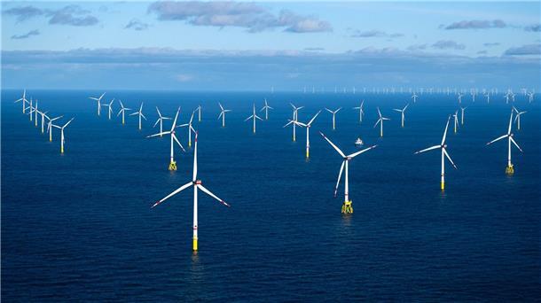 Der Offshore-Windpark Dolwin Alpha.