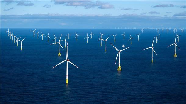 Der Offshore-Windpark Dolwin Alpha in der Nordsee.