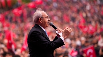 Der Parteivorsitzende der türkischen CHP und Präsidentschaftskandidat der Nationalen Allianz: Kemal Kilicdaroglu.