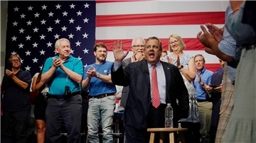 Der Republikaner und ehemalige Gouverneur von New Jersey, Chris Christie, tritt 2024 als Präsidentschaftskandidat an.