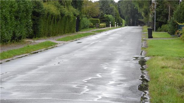 Der Schießstandverein Rhadereistedt kommt anteilig für Schäden auf, die während der Sandanfuhr für einen Lärmschutzwall entstanden sind. Dabei ist die Bahnhofstraße in Rhadereistedt genutzt worden. 