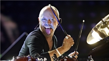 Der Schlagzeuger der Band Metallica: Lars Ulrich.