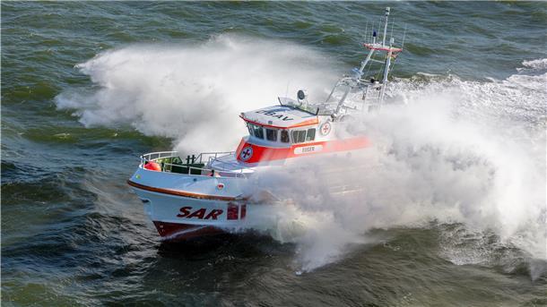 Der Seenotrettungskreuzer „Eugen“ gehört zur Flotte der Deutschen Gesellschaft zur Rettung Schiffbrüchiger (DGzRS).