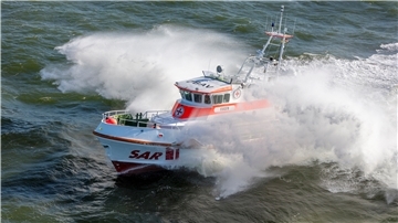 Der Seenotrettungskreuzer „Eugen“ gehört zur Flotte der Deutschen Gesellschaft zur Rettung Schiffbrüchiger (DGzRS).