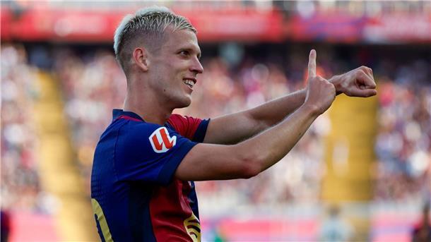 Nach Posse um Olmo: Barça siegt im Pokal Der spanische Nationalspieler Dani Olmo ist einer der Leistungsträger des Teams von Hansi Flick.
