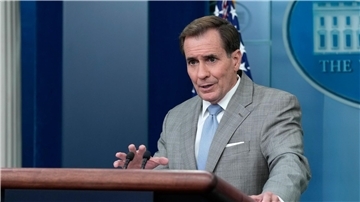 Der Sprecher des Nationalen Sicherheitsrates John Kirby hat sich zur Streumunition in der Ukraine geäußert.